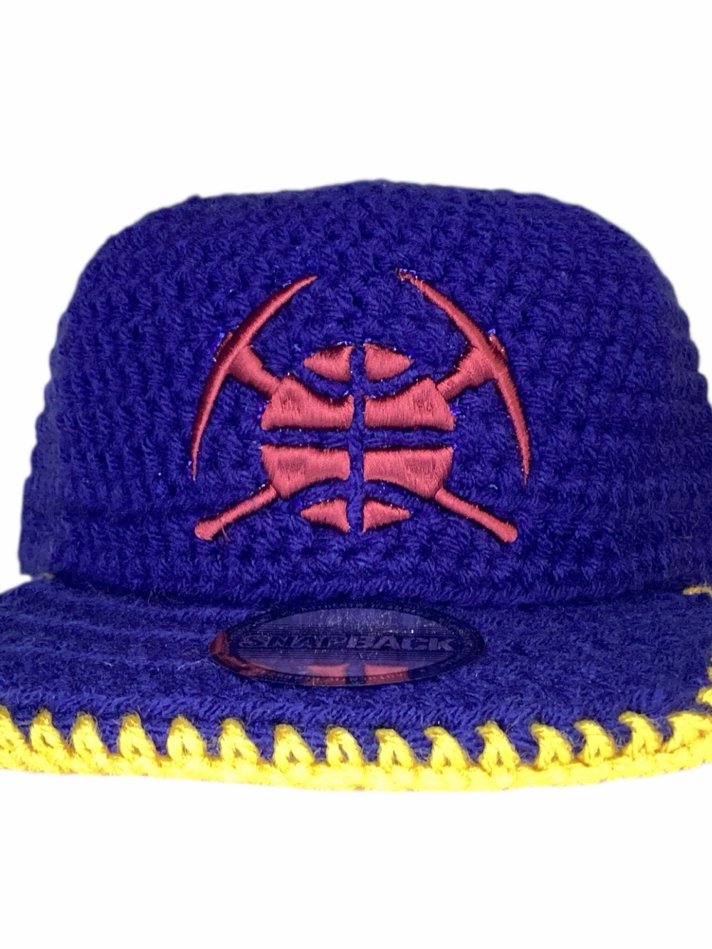 Denver Nuggets crochet SnapBack hat.